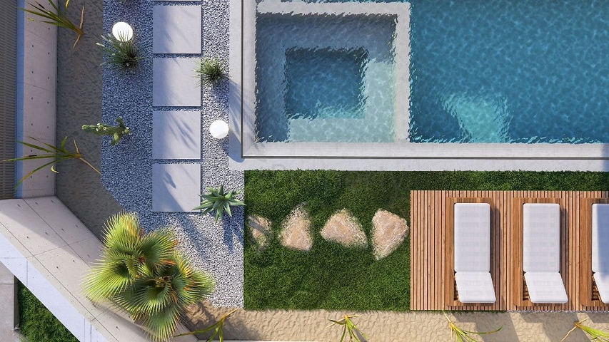 Вилла планировки 5+1 в районе Фетхие - Анталия 