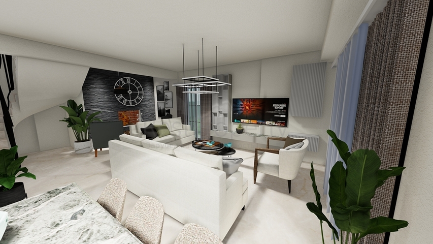 Вилла планировки 4+1 в районе Фетхие - Анталия 