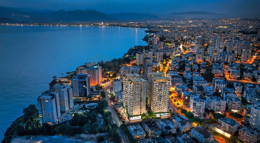 Шикарный проект от надёжного застройщика в самом престижном районе Анталии 