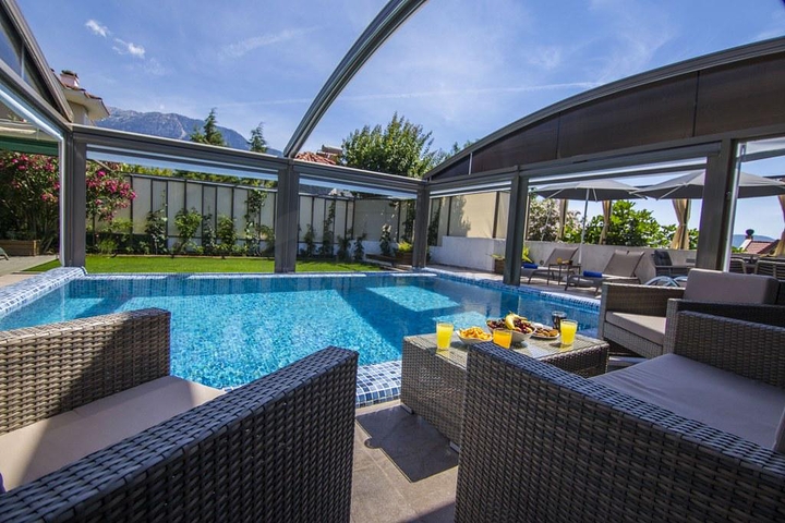 Вилла планировки 3+1 в районе Фетхие - Анталия 