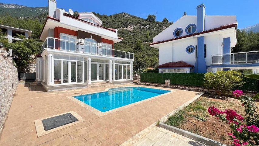 Вилла планировки 3+1 в районе Фетхие - Анталия 