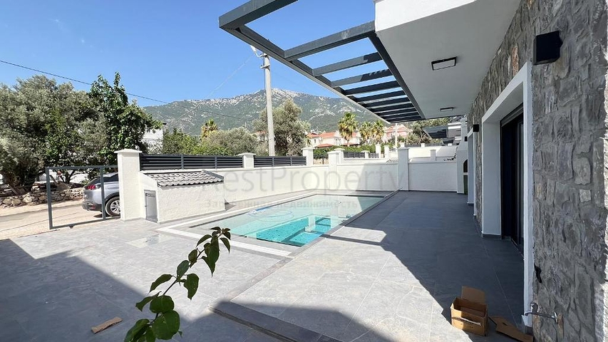 Вилла планировки 4+1 в районе Фетхие - Анталия