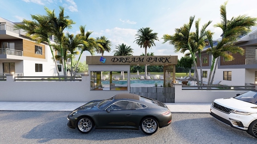 Квартира планировки 3+1 в районе Фетхие - Анталия 