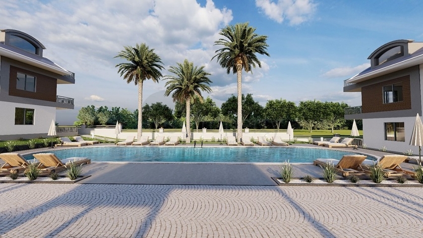 Квартира планировки 3+1 в районе Фетхие - Анталия 