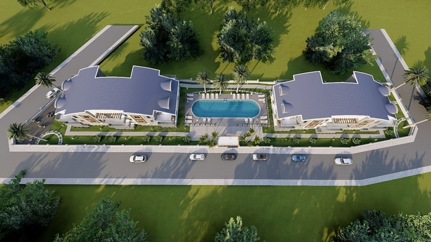 Квартира планировки 3+1 в районе Фетхие - Анталия 