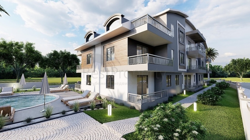 Квартира планировки 3+1 в районе Фетхие - Анталия 