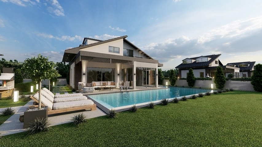 Вилла планировки 3+1 в районе Фетхие - Анталия 