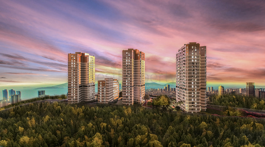 ЖК на самом высоком холме Стамбула, с видом на Принцевы острова