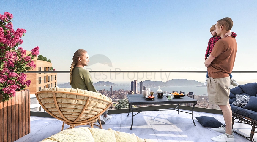 ЖК на самом высоком холме Стамбула, с видом на Принцевы острова