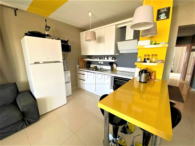 Пентхаус планировкой 3+1 с видом на море в районе Демирташ