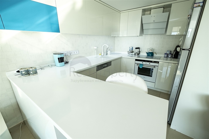 Квартира 2+1 с видом на Средиземное море в Анталии