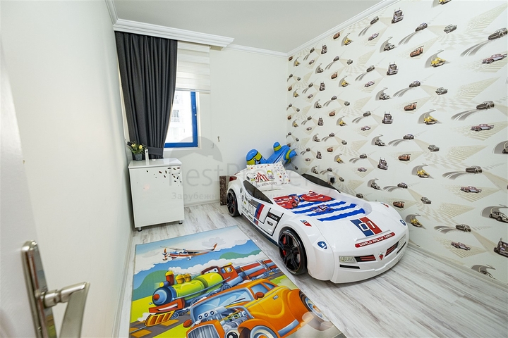 Квартира 2+1 с видом на Средиземное море в Анталии