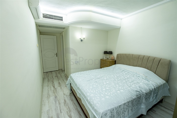 Квартира 2+1 с видом на Средиземное море в Анталии