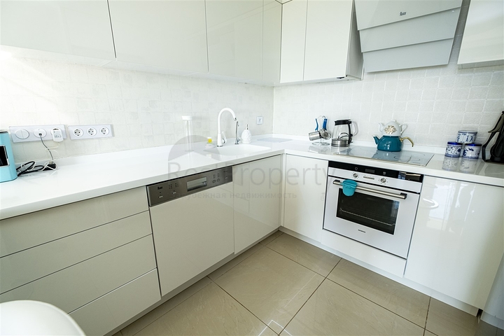 Квартира 2+1 с видом на Средиземное море в Анталии