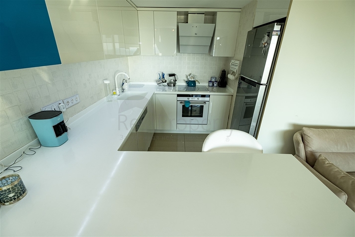 Квартира 2+1 с видом на Средиземное море в Анталии