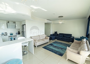 Квартира 2+1 с видом на Средиземное море в Анталии