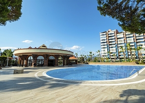 Квартира 2+1 с видом на Средиземное море в Анталии