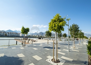 Квартира 2+1 с видом на Средиземное море в Анталии