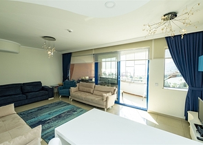 Квартира 2+1 с видом на Средиземное море в Анталии