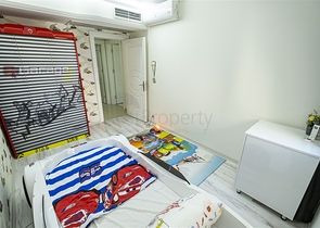 Квартира 2+1 с видом на Средиземное море в Анталии