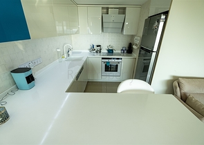 Квартира 2+1 с видом на Средиземное море в Анталии