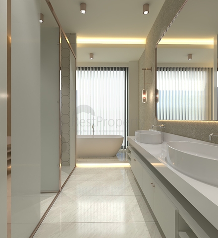 Комфортабельная современная вилла 6+1 в Анталии Дошемеальты