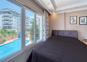 Уютная квартира 1+1 с большим балконом