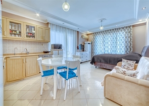 Уютная квартира 1+1 с большим балконом