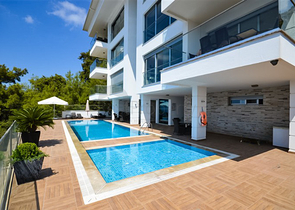 Шикарная квартира с видовыми характеристиками на Аланийское побережье