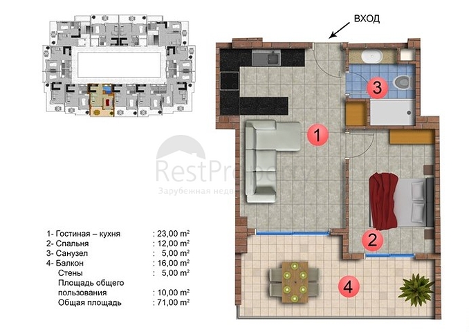Новый комплекс в Махмутларе от известного застройщика