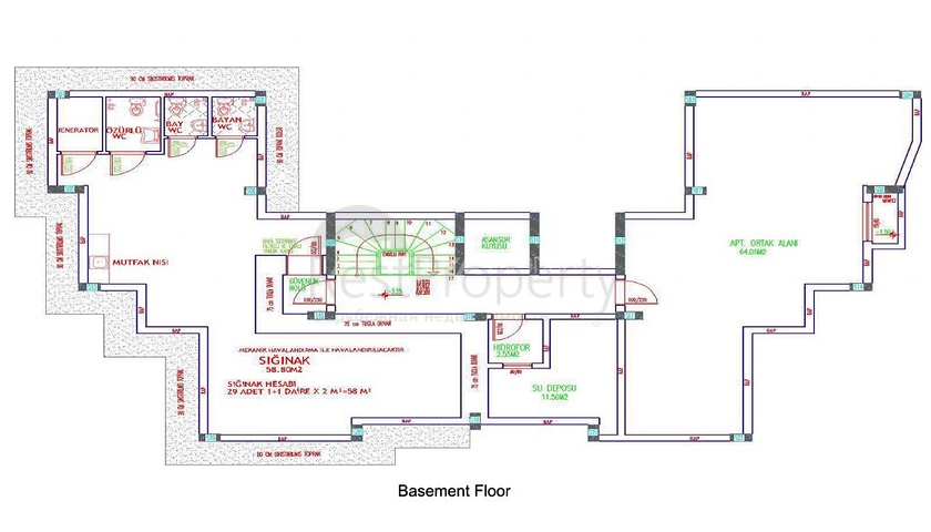 Готовый проект рядом с рекой Боачай в Коньяалты, Анталья