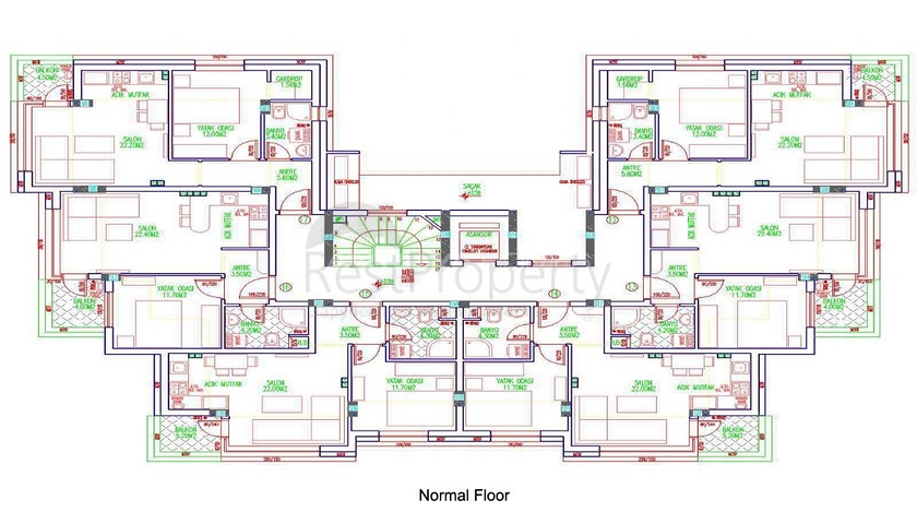 Готовый проект рядом с рекой Боачай в Коньяалты, Анталья