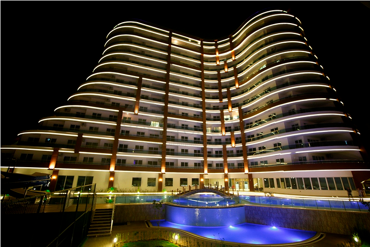 Апартаменты  1+1 в супер-комплексе с видом на море