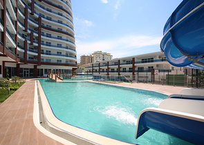 Апартаменты  1+1 в супер-комплексе с видом на море