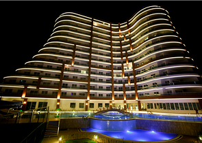 Апартаменты  1+1 в супер-комплексе с видом на море