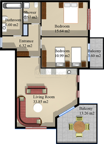 Апартаменты и пентхауcы с шикарным видом на море в Обе