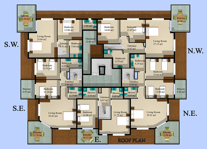 Апартаменты и пентхауcы с шикарным видом на море в Обе