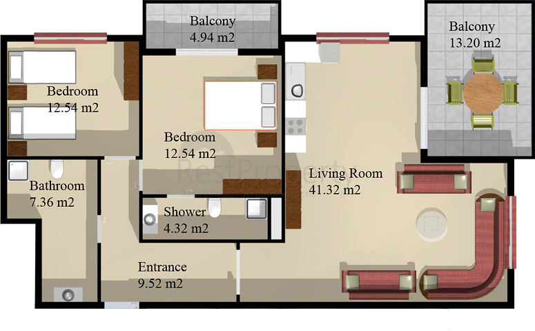 Апартаменты и пентхауcы с шикарным видом на море в Обе