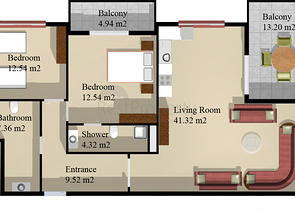Апартаменты и пентхауcы с шикарным видом на море в Обе
