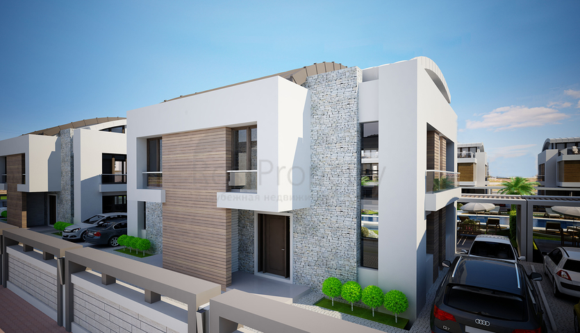 Готовые триплекс виллы в Анталии в районе Коньяалты