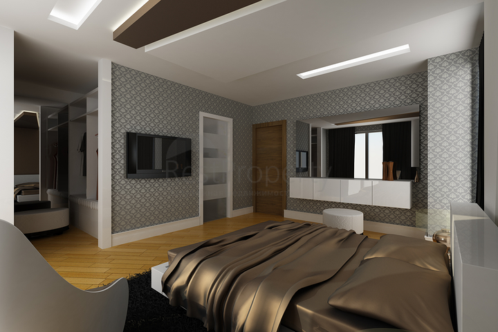 Готовые триплекс виллы в Анталии в районе Коньяалты