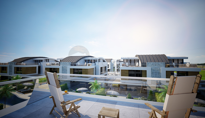 Готовые триплекс виллы в Анталии в районе Коньяалты