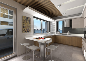 Готовые триплекс виллы в Анталии в районе Коньяалты