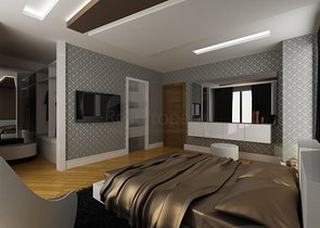 Готовые триплекс виллы в Анталии в районе Коньяалты