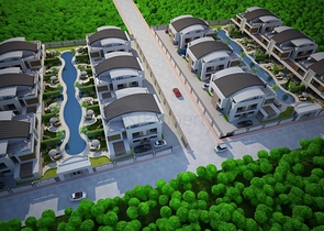 Готовые триплекс виллы в Анталии в районе Коньяалты