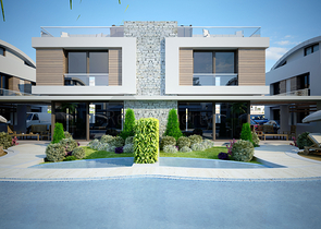 Готовые триплекс виллы в Анталии в районе Коньяалты