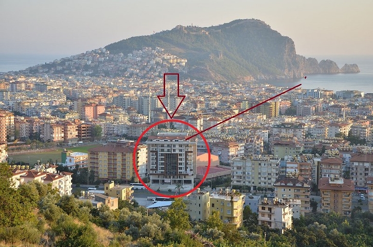 Апартаменты 1+1  в престижном комплексе в Аланье