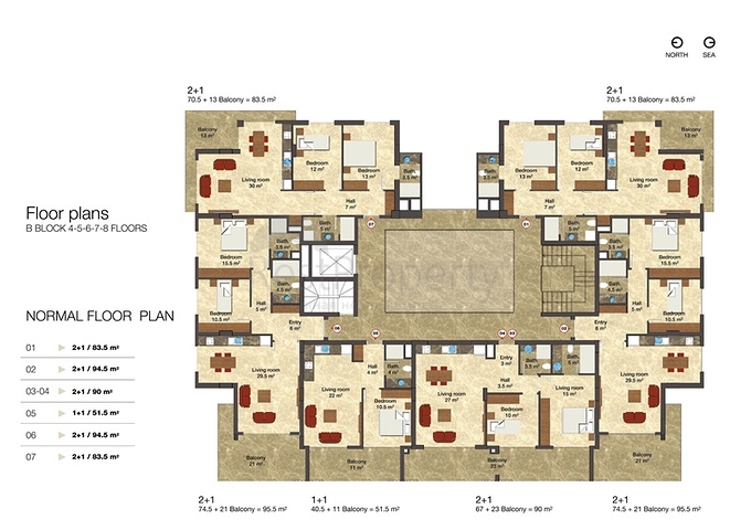 Квартиры в новом комплексе в Авсалларе
