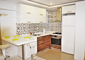 Квартира 1+1 с мебелью в Лимане Коньяалты 350 м до моря