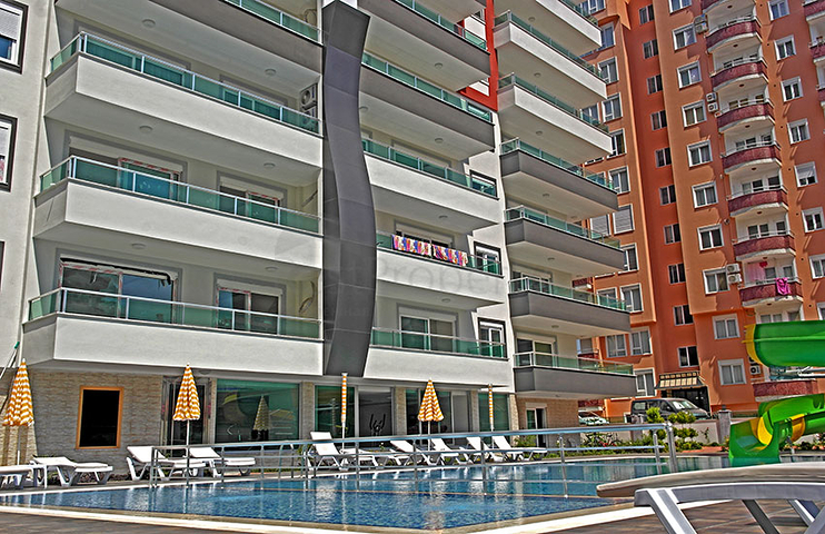 Современный жилой комплекс всего в 250 метрах от моря